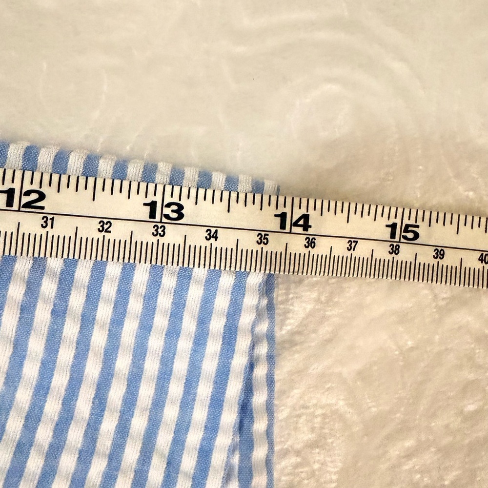 Saybury Seersucker Colorblock Midi Dress – Size M/L - Picture 5 of 6
